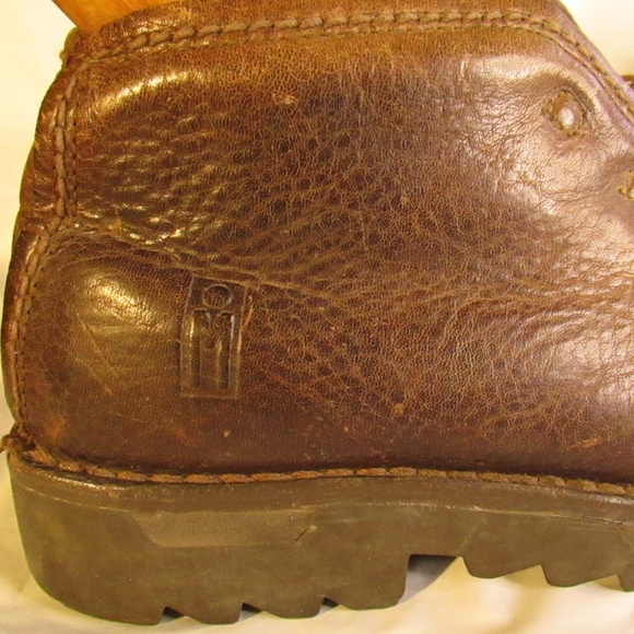 Men\'s Vintage Brown Leather Mizo Chuka Boots main image 5